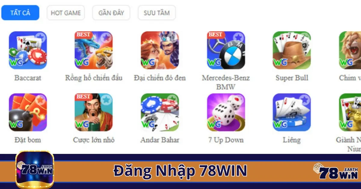 Ưu đãi đặc biệt khi bạn đăng nhập hàng ngày tại 78win