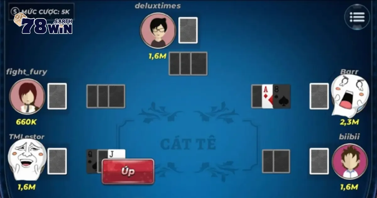 Các Loại Bài Trong Game Catte