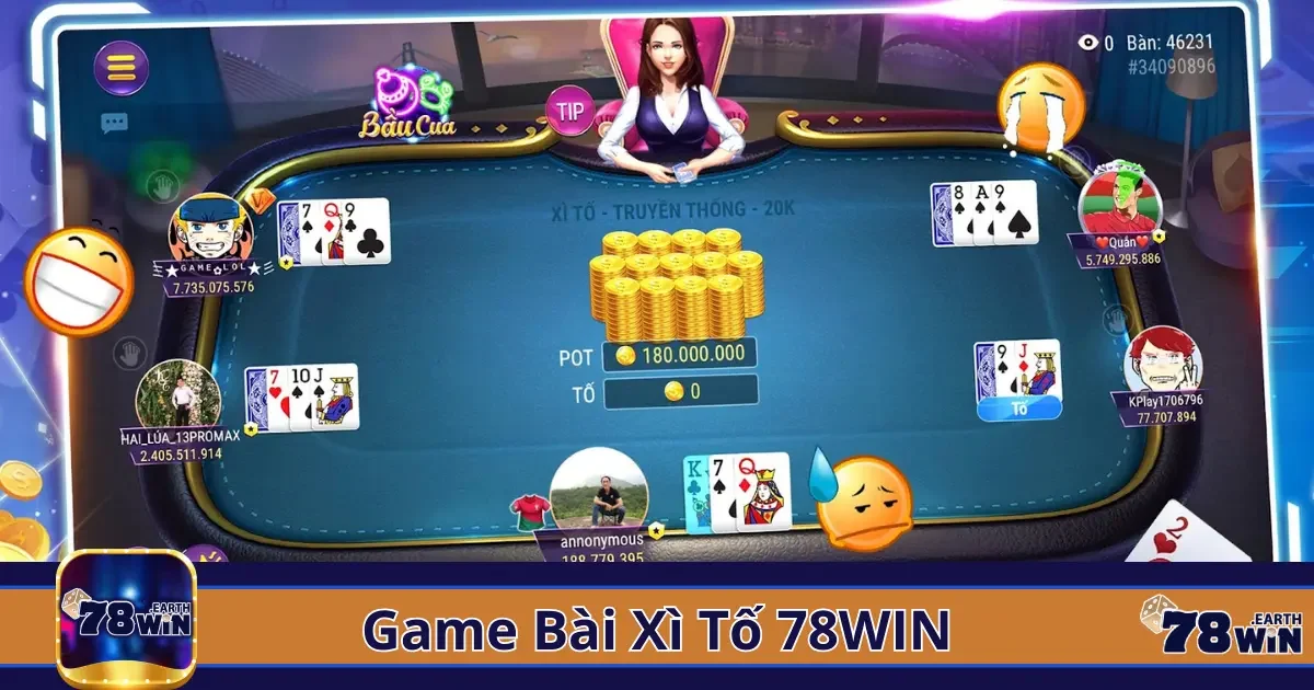 Game Bài Xì Tố 78Win Là Gì? Luật Chơi Chi Tiết