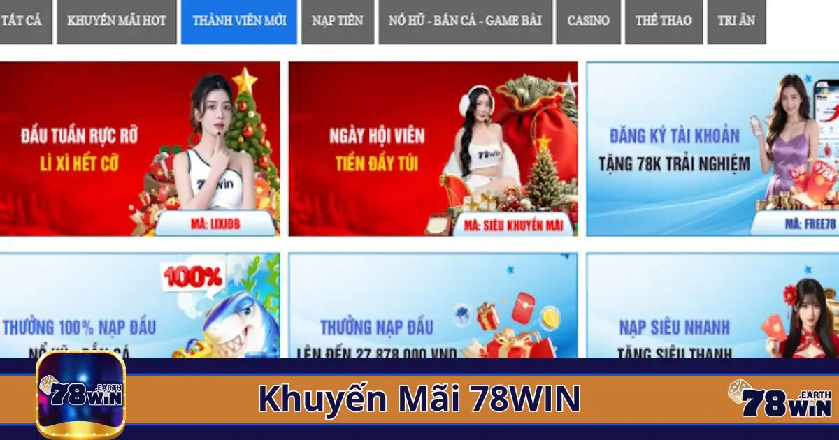 Bí quyết cập nhật các ưu đãi mới nhất từ 78win