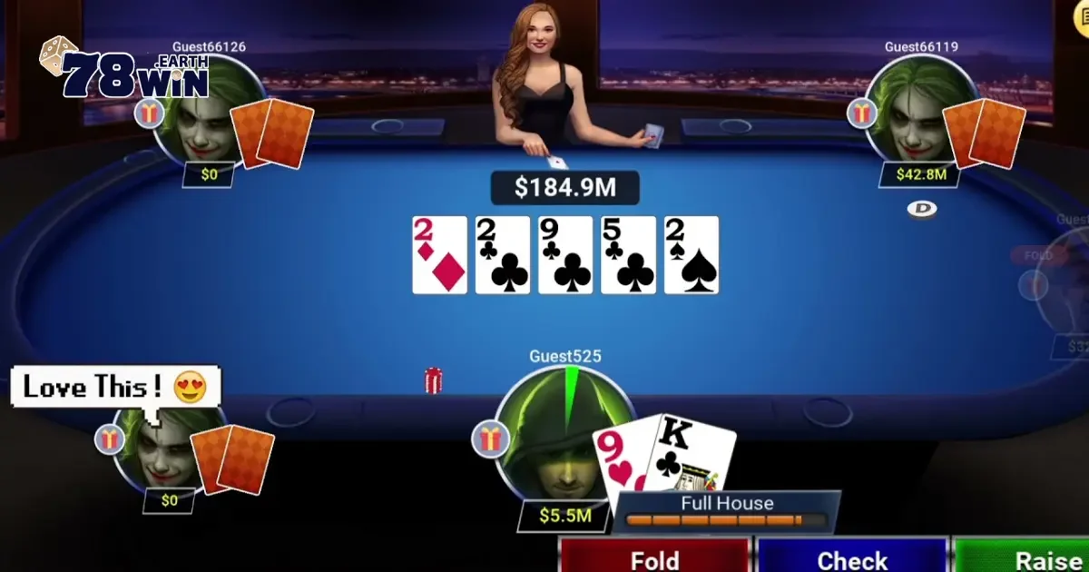 Poker 78Win – Chiến Lược Đỉnh Cao Cho Người Mê Cờ Bài 3 Hướng Dẫn Chơi Poker Tại 78Win