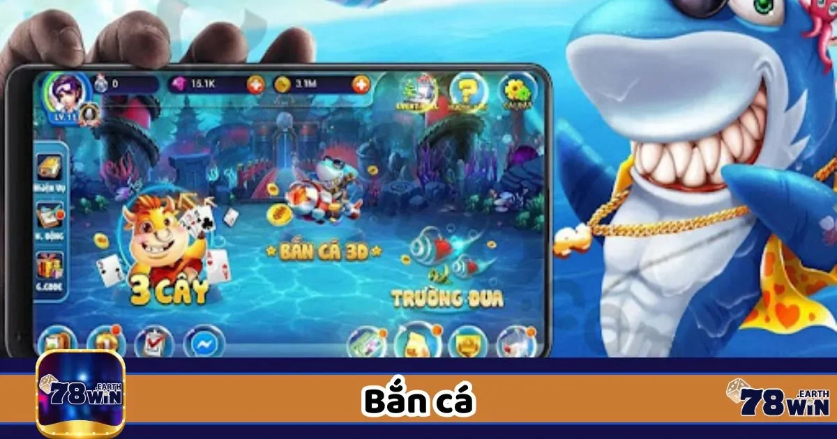 Giao diện game bắn cá